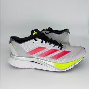 adidas Adizero Boston 12 M Ekiden Pack Men Road Running JI4472 Sz 9 Silver